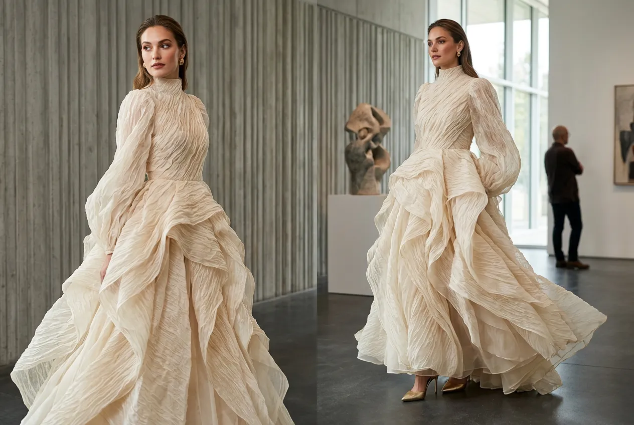 Textured Organza Masterpiece