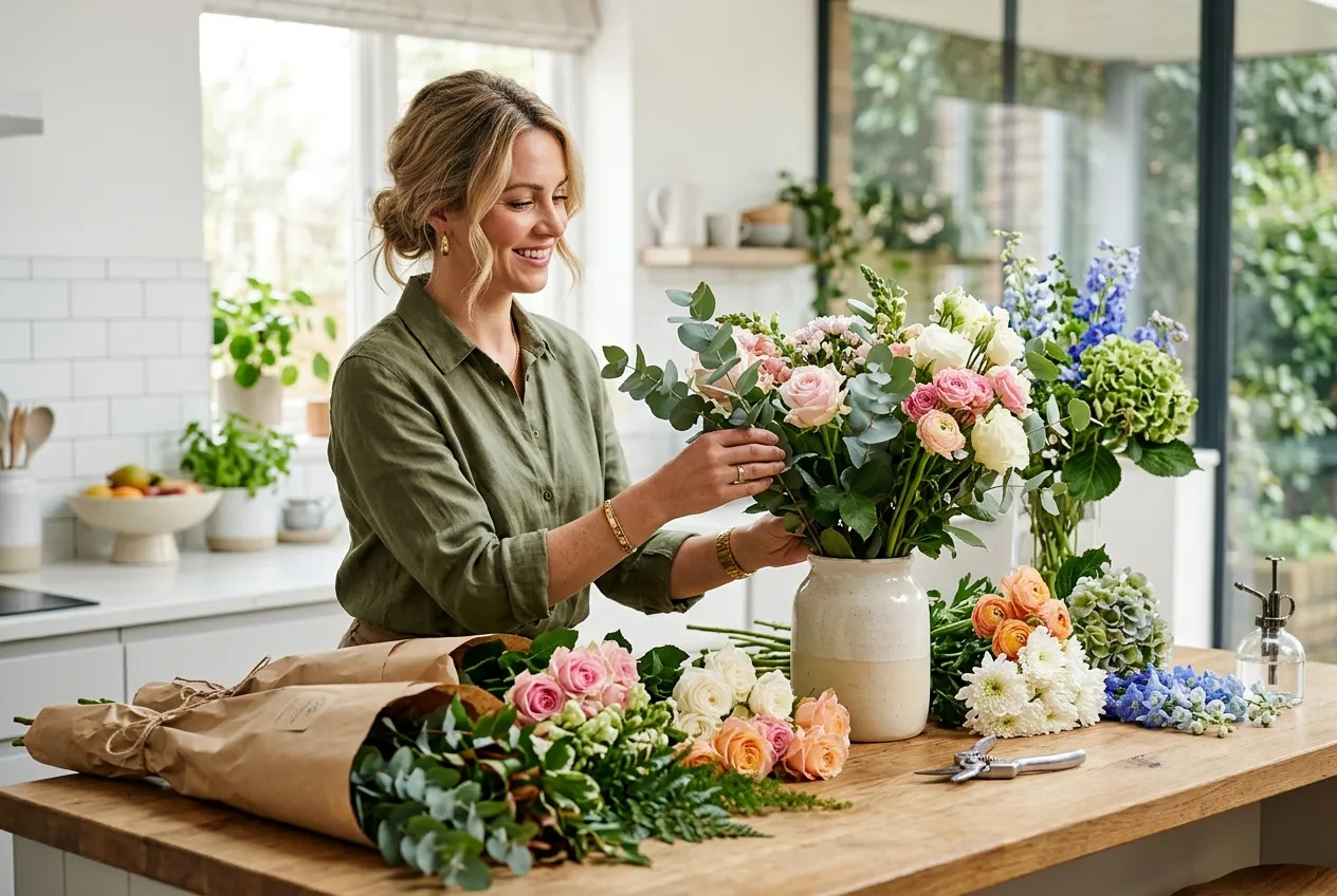 Use Grocery Store Flowers