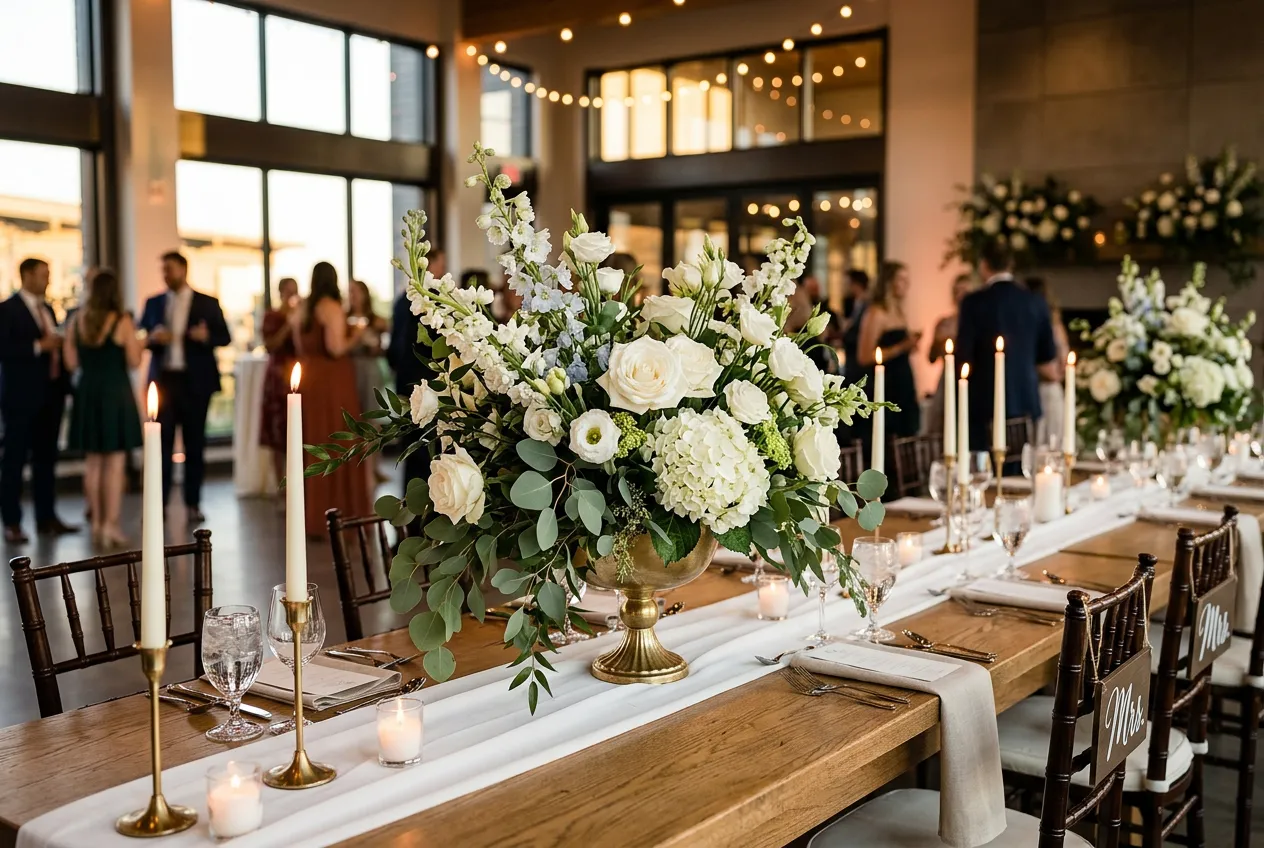 Use Your Ceremony Flowers at the Reception