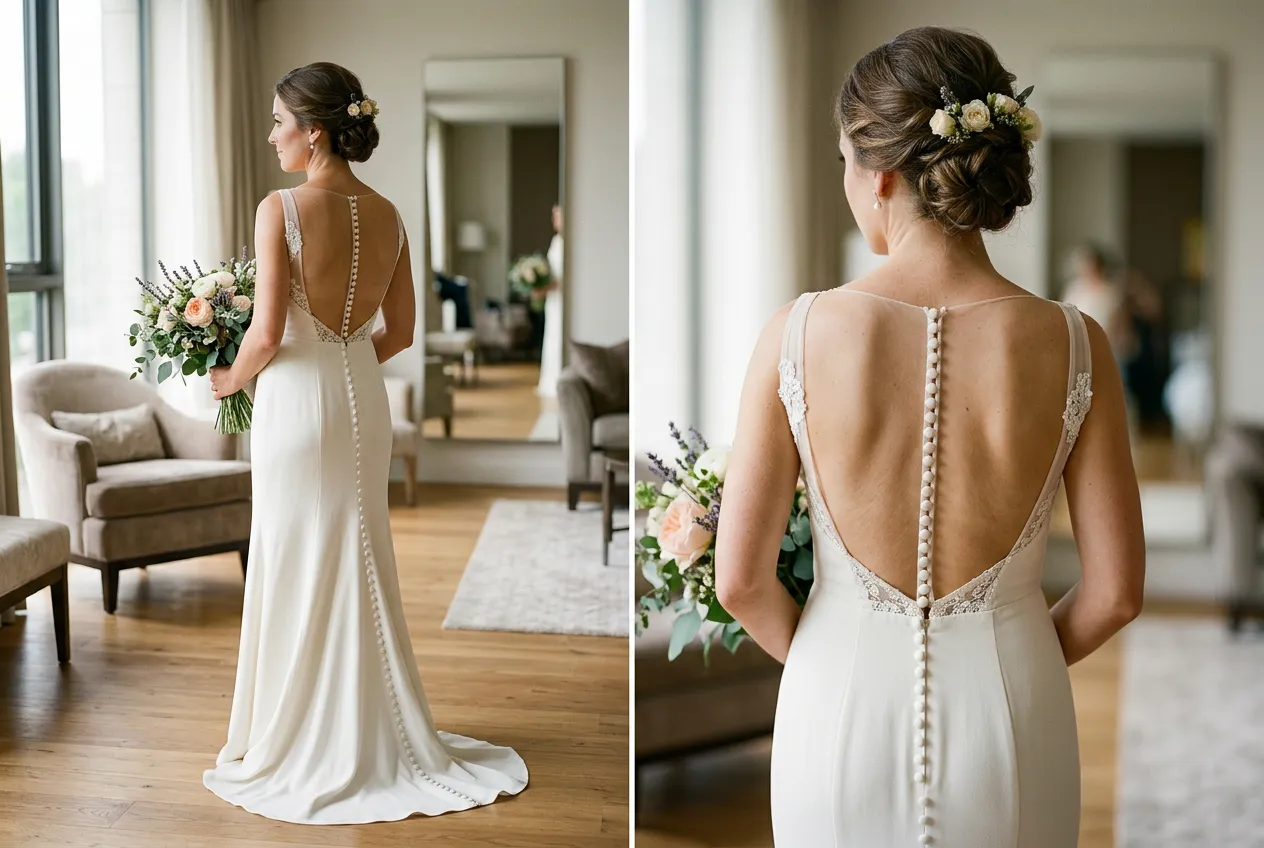 Vintage Button-Back Beauty