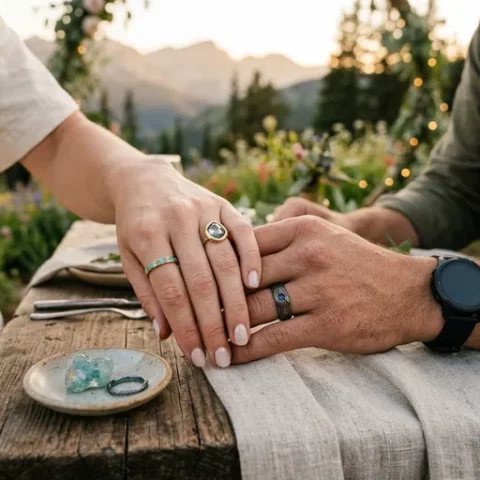 Image of Amazing Wedding Ring Alternatives for Nontraditional Couples