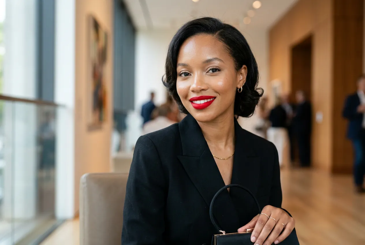 Bold Red Lip Statement