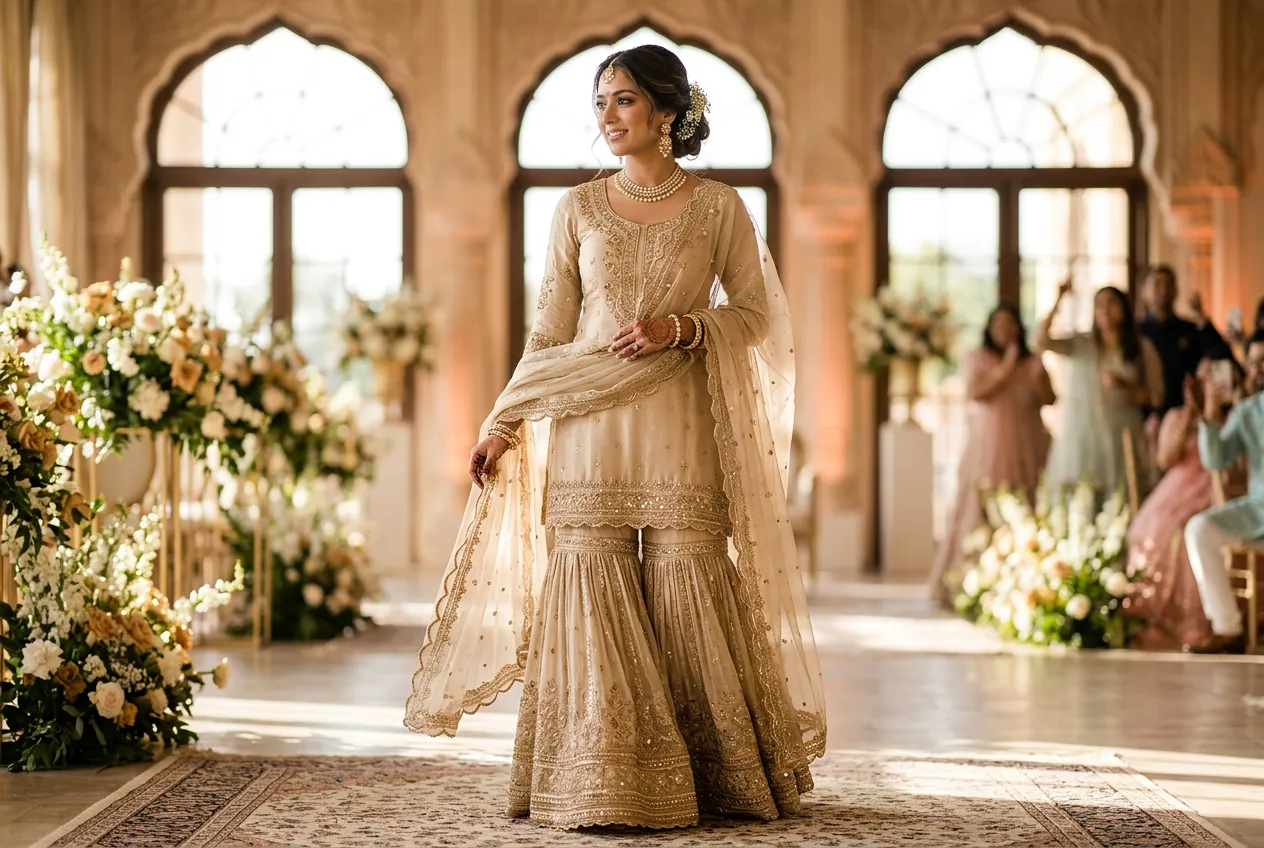 Champagne Gold Sharara