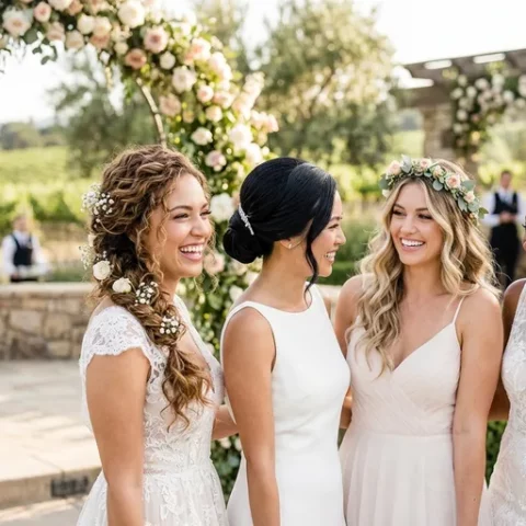 Image of Most Beautiful Hair Inspiration for All Brides-to-Be