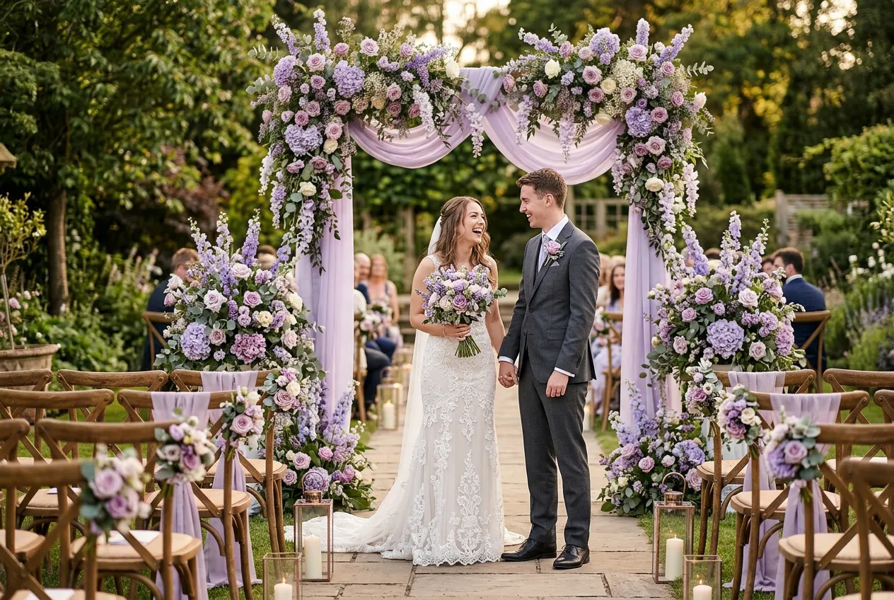 Soft Purple Romance