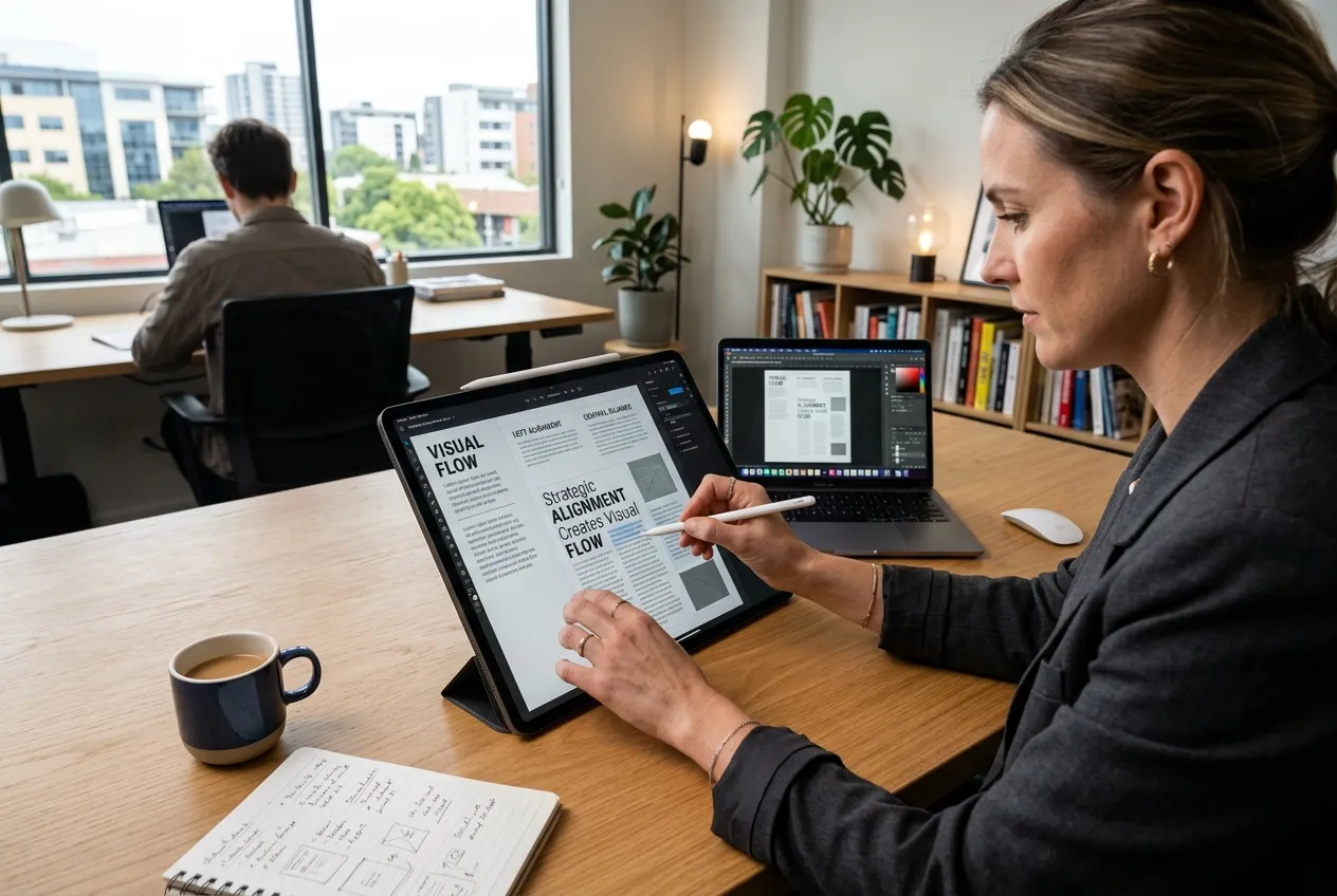 Create Visual Flow with Strategic Alignment