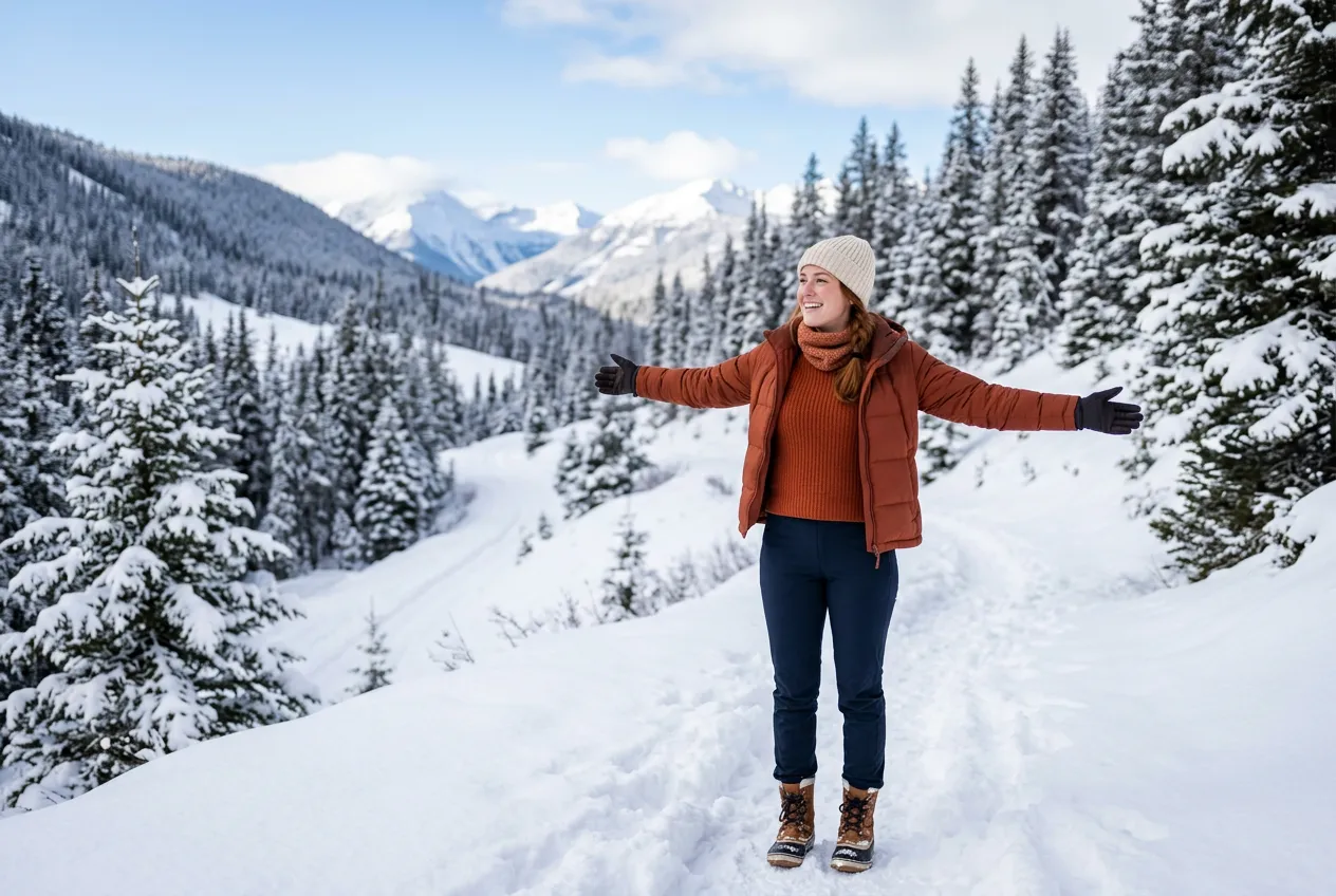 Embrace the Snow-Covered Landscape