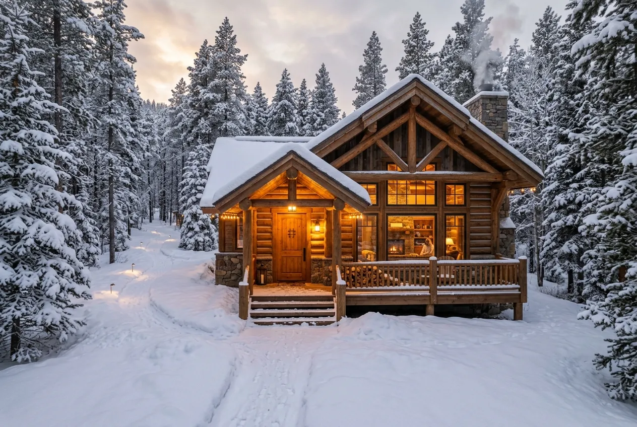 Find a Charming Winter Cabin or Lodge