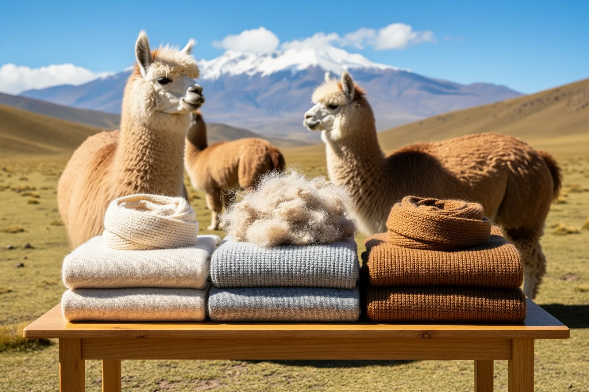 Alpaca wool from Peru