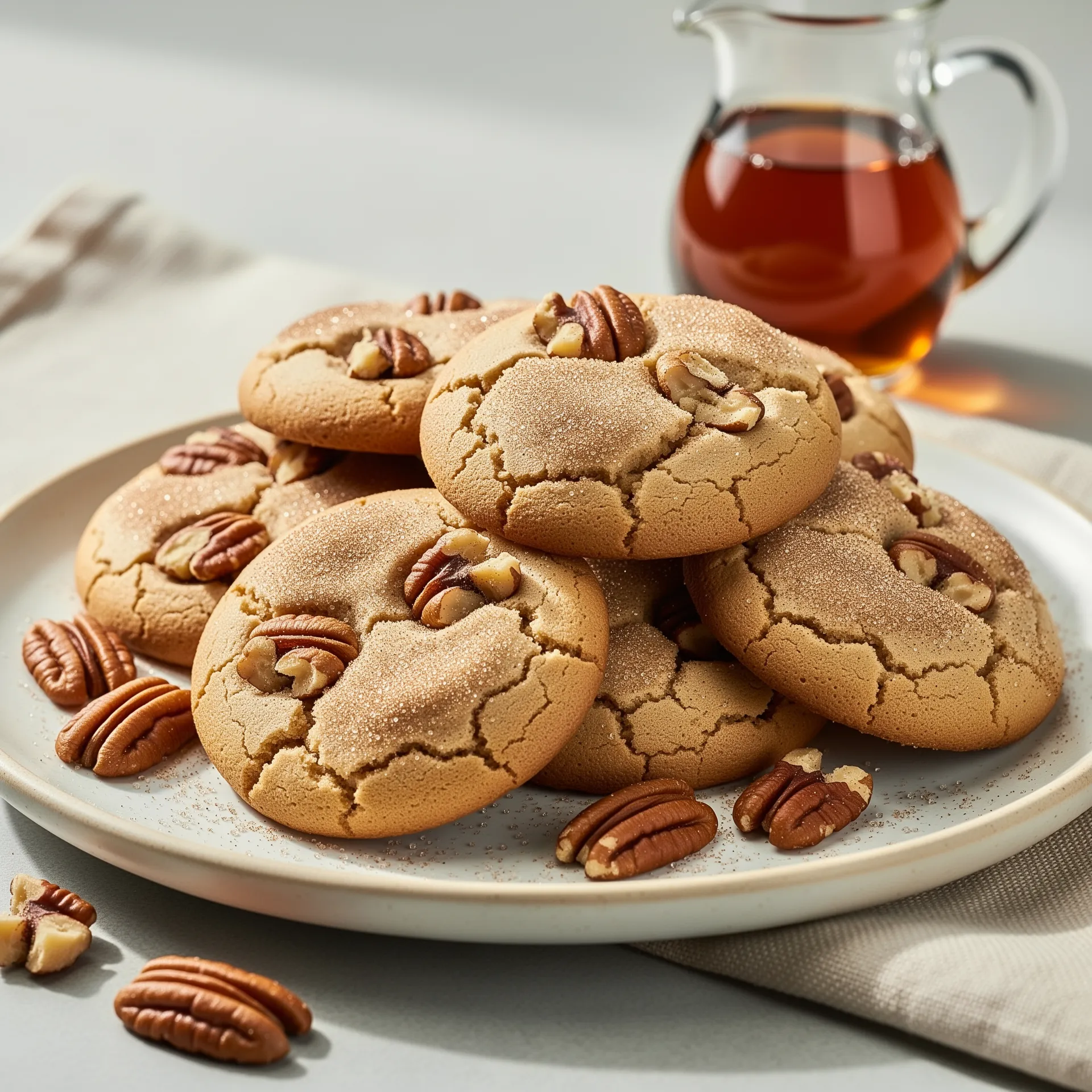 Maple Pecan Snickerdoodles