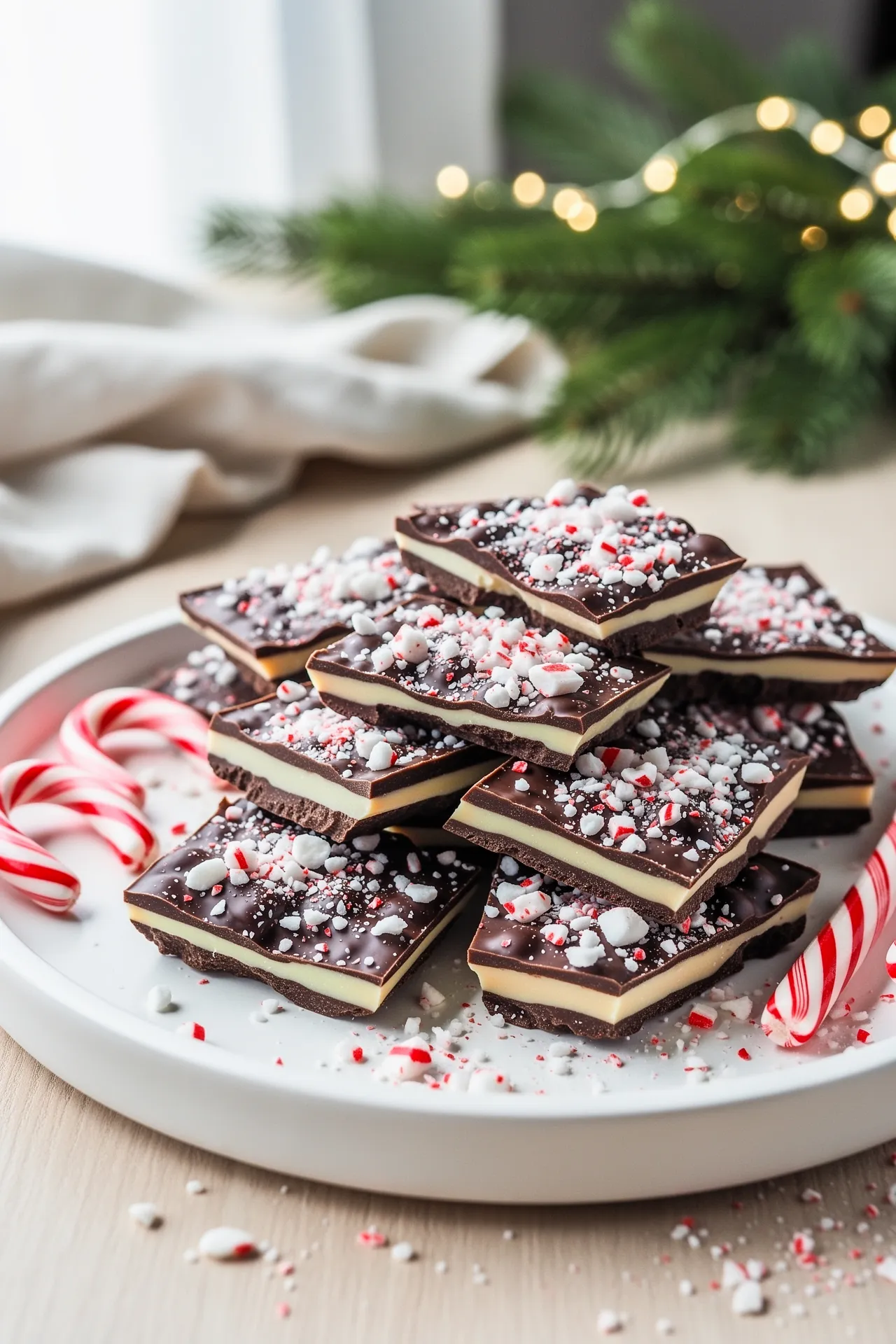 Peppermint Bark Bites