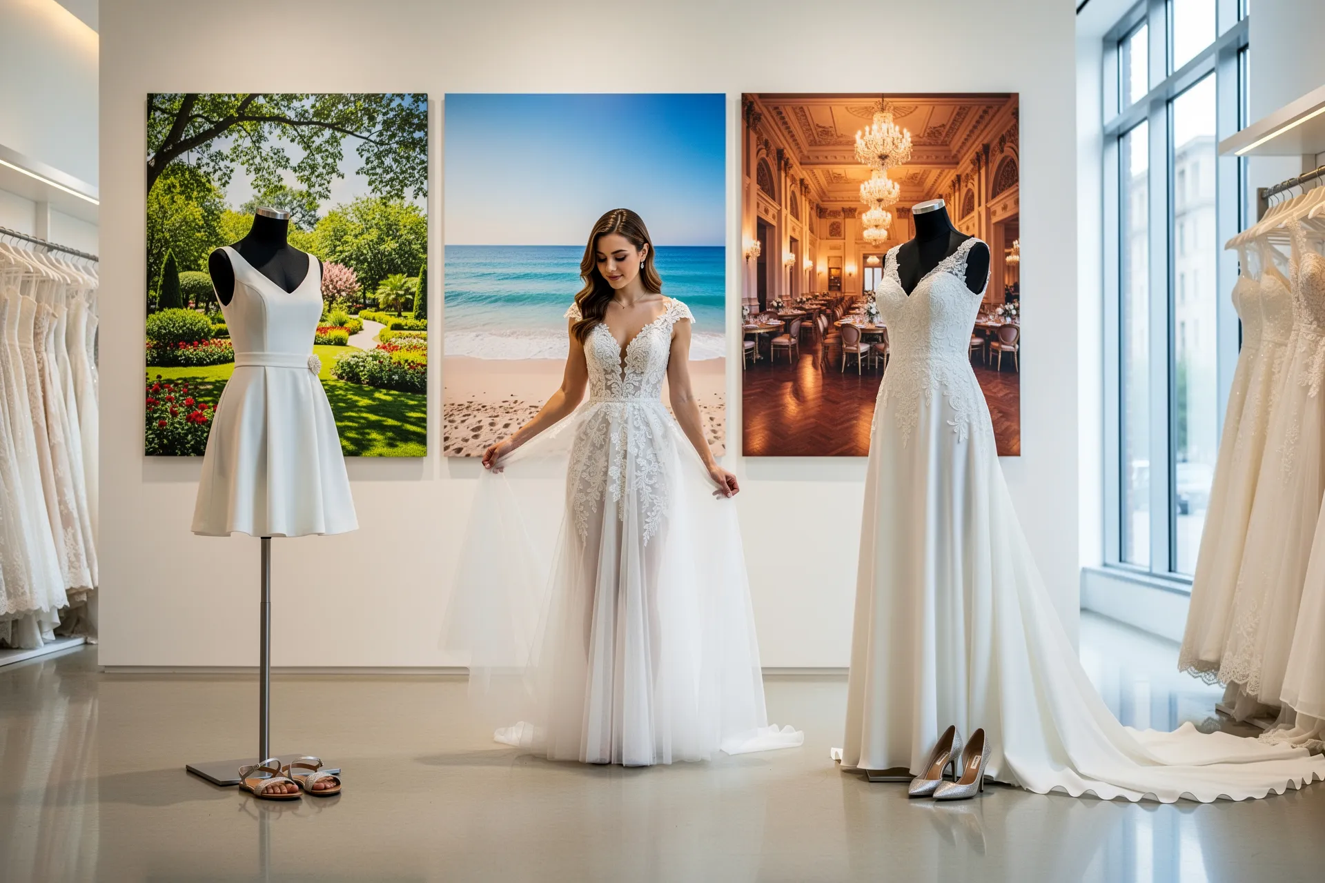 Consider the venue when choosing your hemline