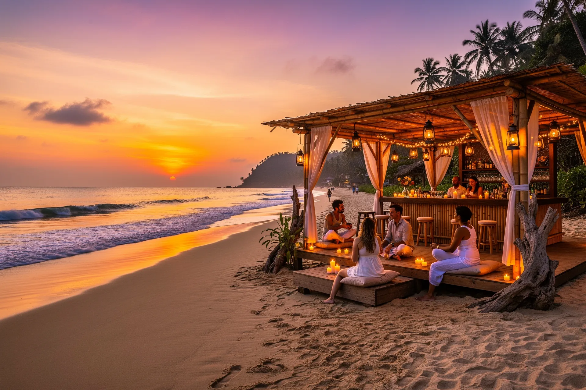 Sunset Ashram, Goa, India