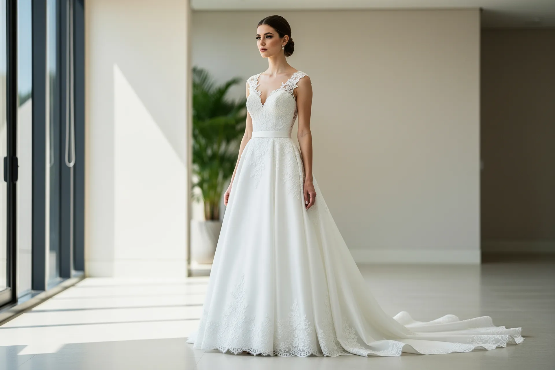 The white dress