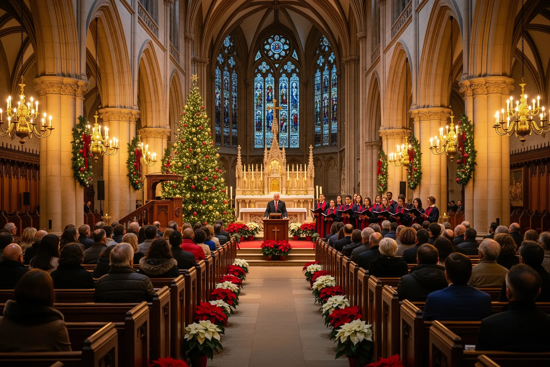 Attend a Christmas service