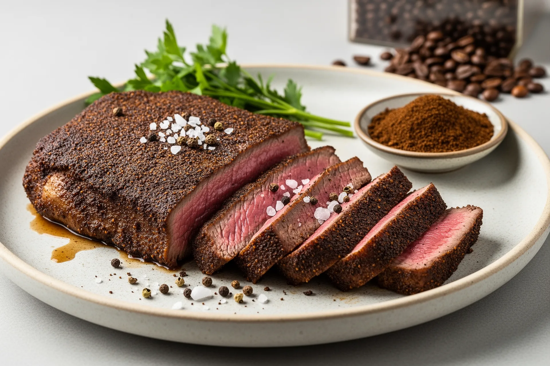 Coffee-Crusted Flank Steak
