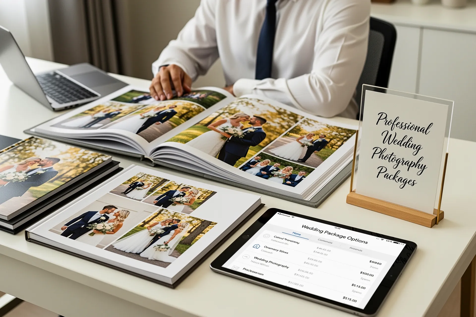 Professional wedding photography packages