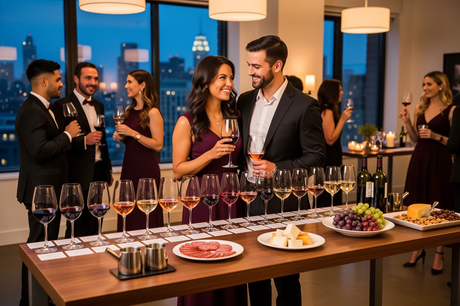 Wine tasting soirée