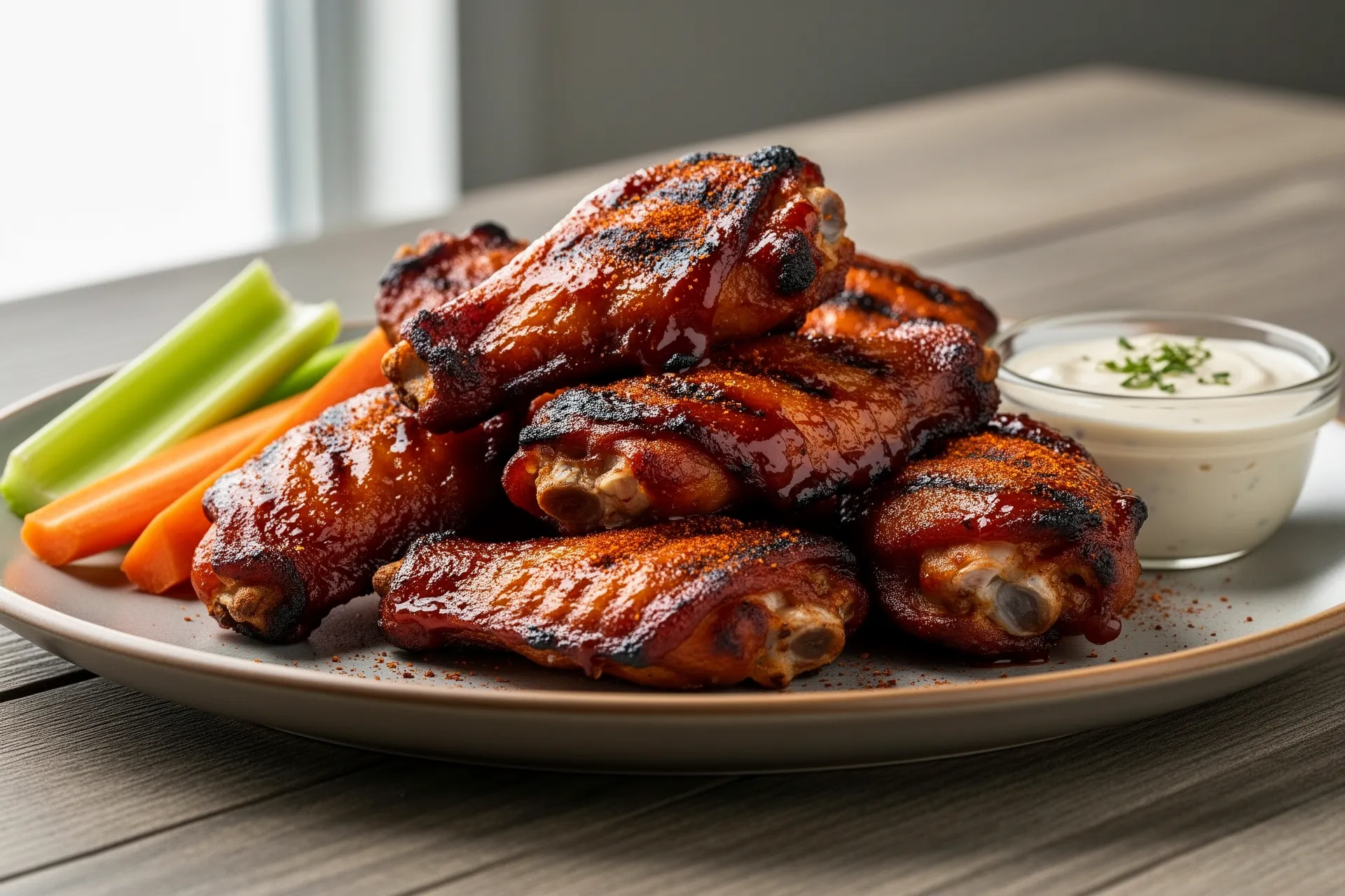 Smoky BBQ Chicken Wings