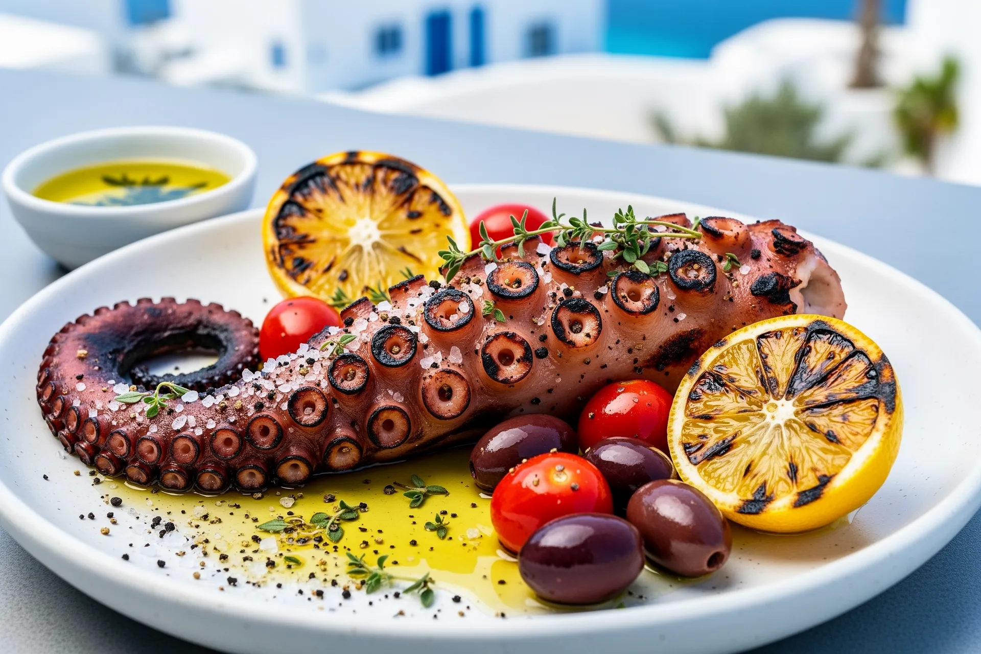 Mediterranean Grilled Octopus
