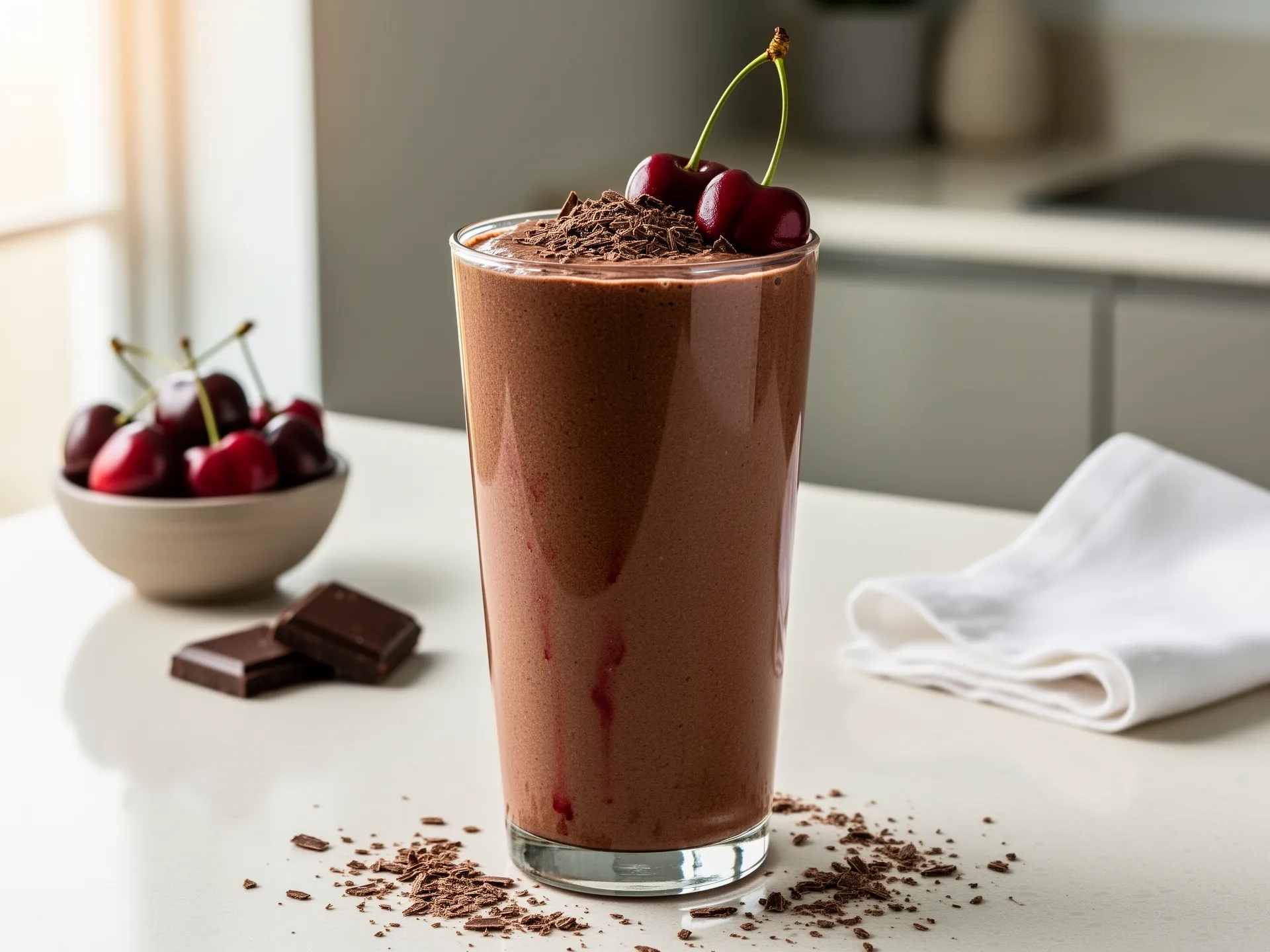Chocolate Cherry Recovery Smoothie