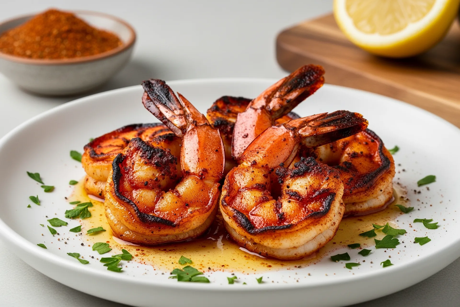 Cajun blackened shrimp