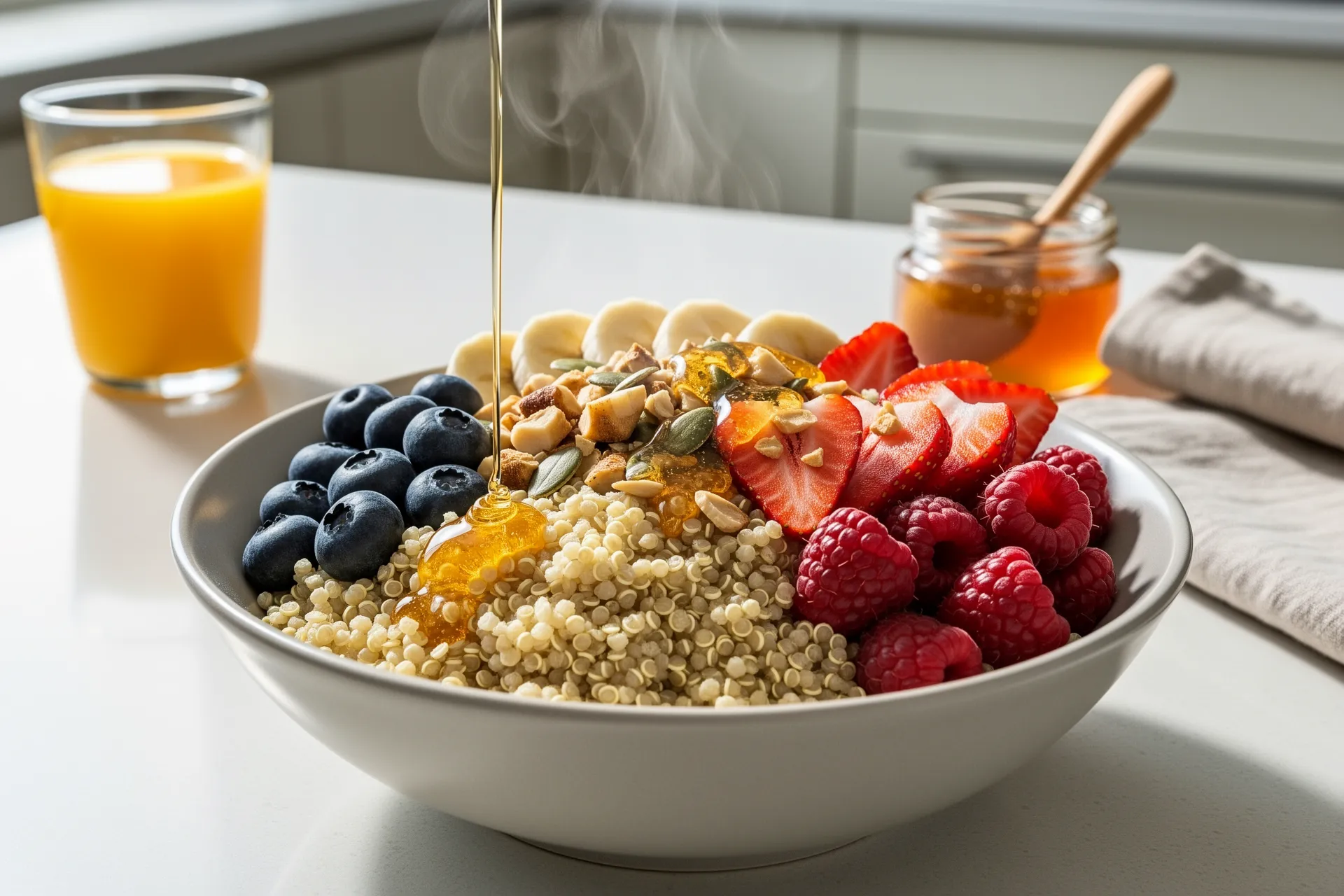 quinoa breakfast bowl