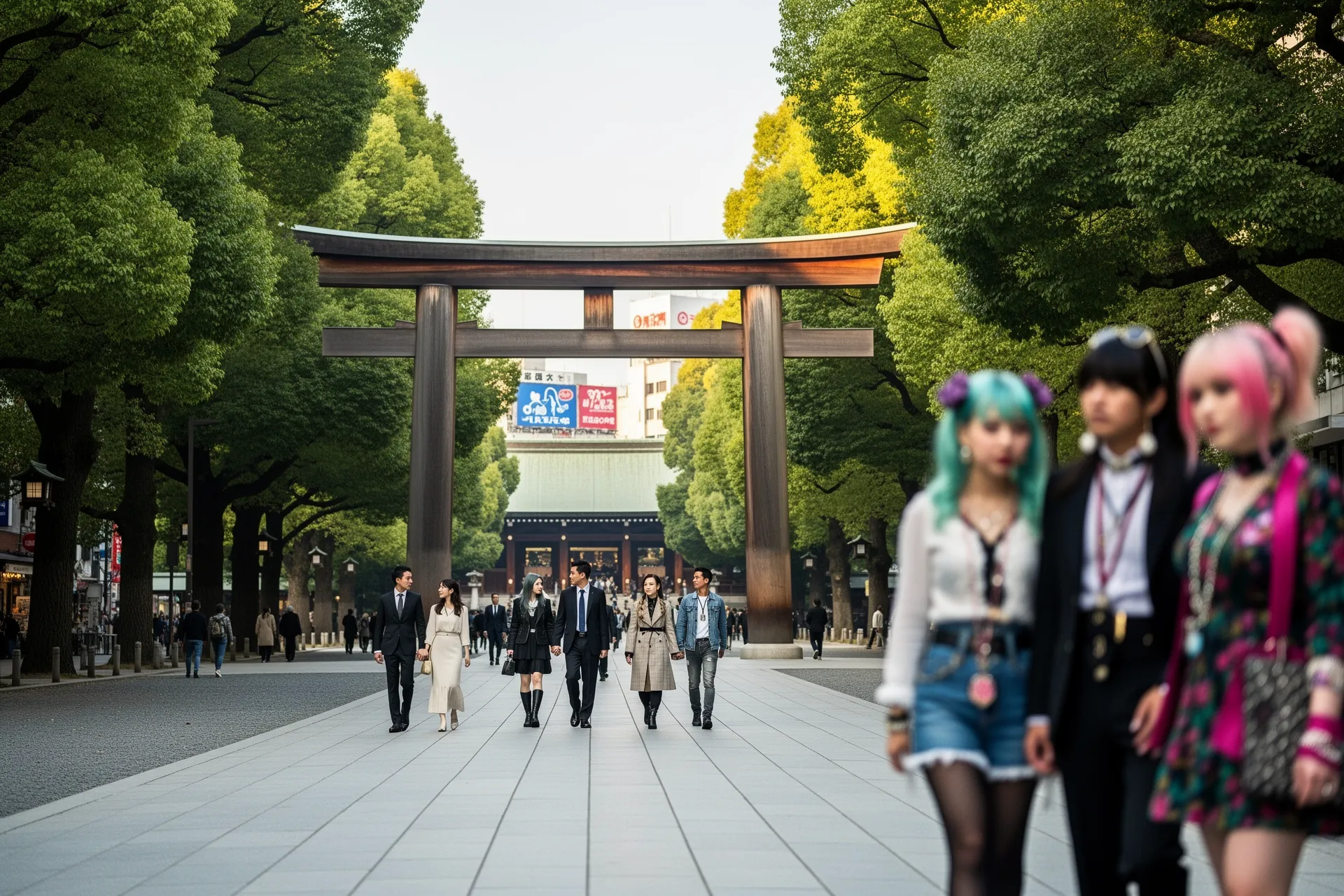 Meiji Shrine and Harajuku