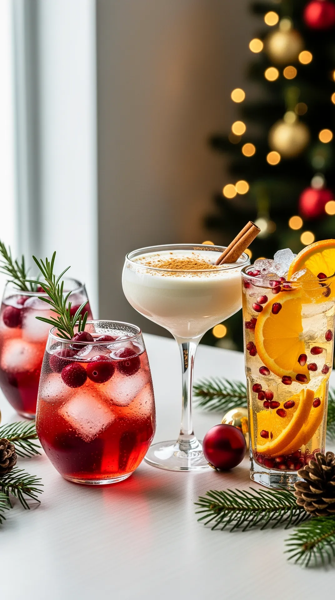 Festive Non-Alcoholic Holiday Mocktails