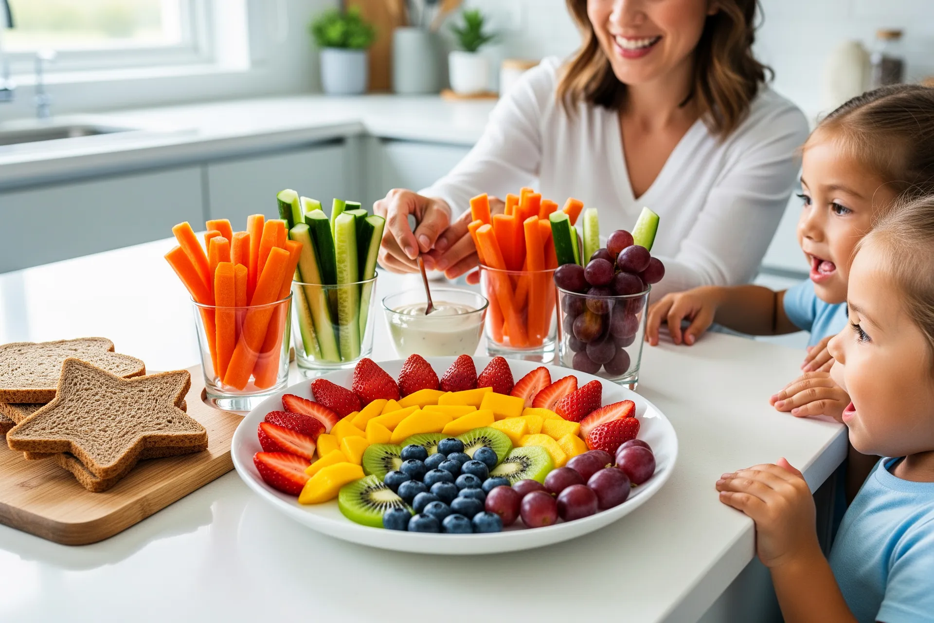Make healthy foods visually appealing
