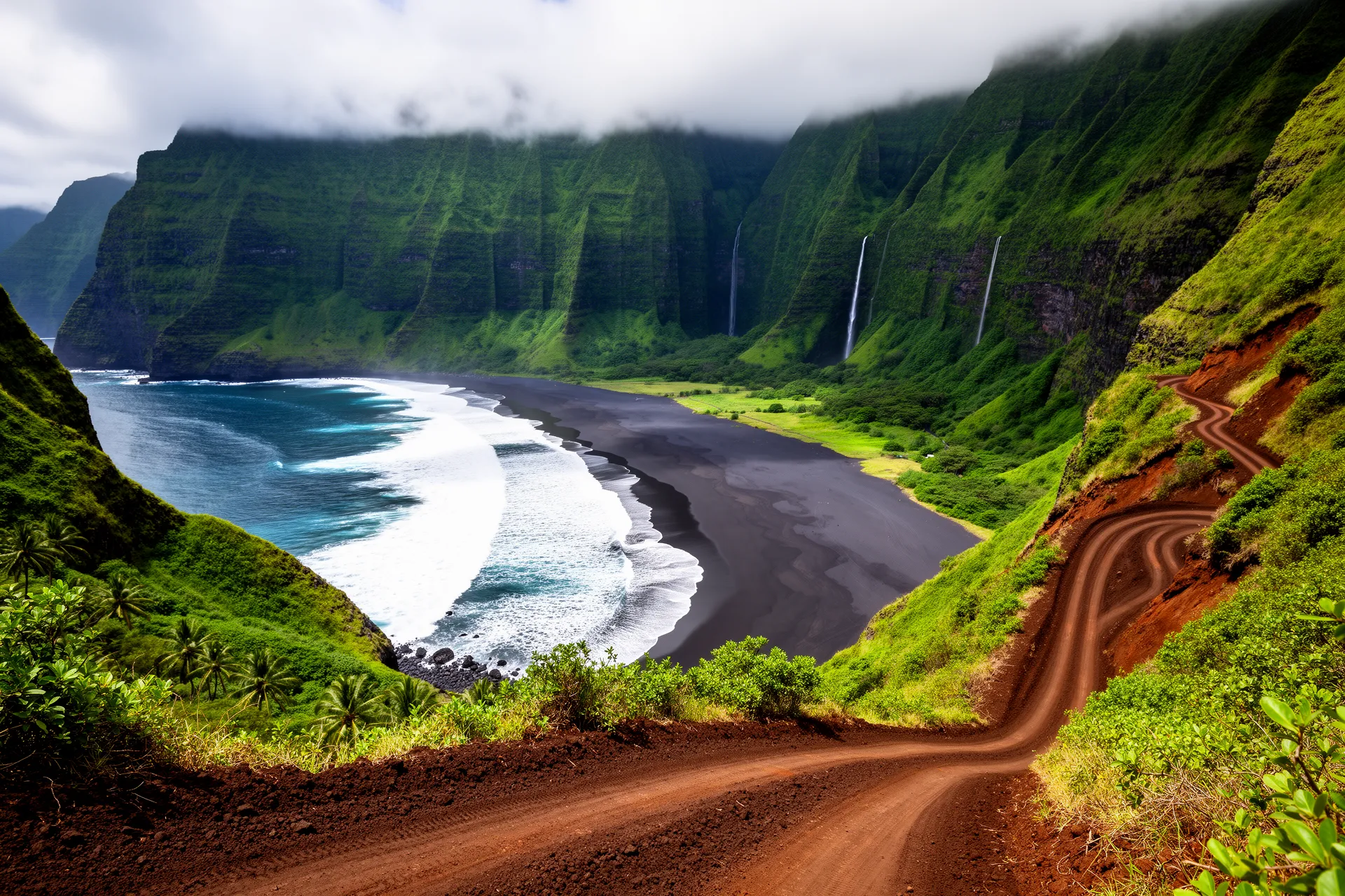 Waipio Valley Beach