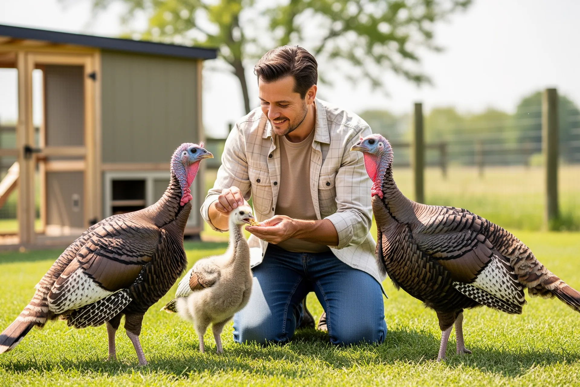 Socialize your turkey early and often