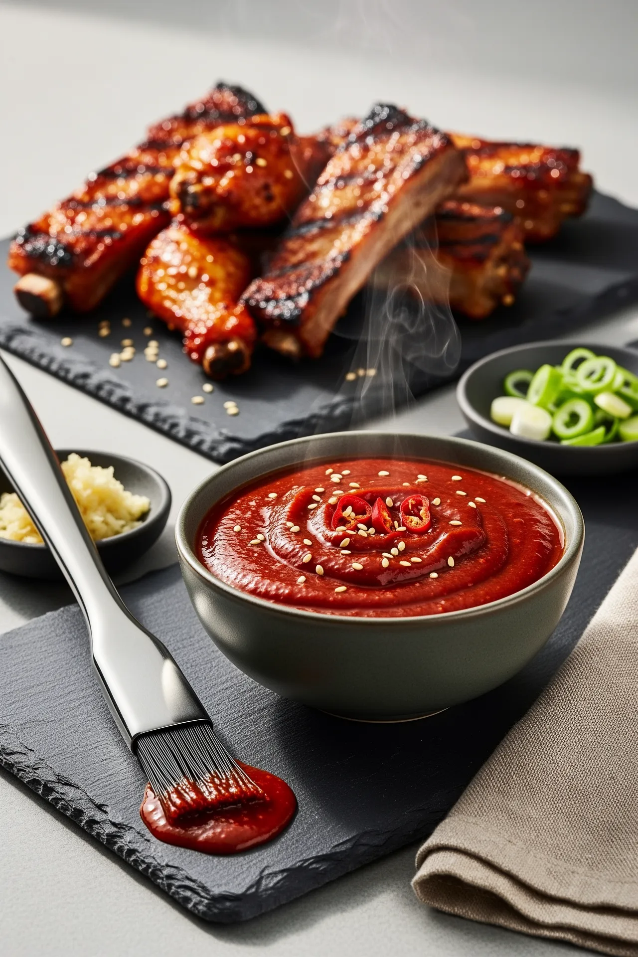 Spicy Korean Gochujang Barbecue Sauce
