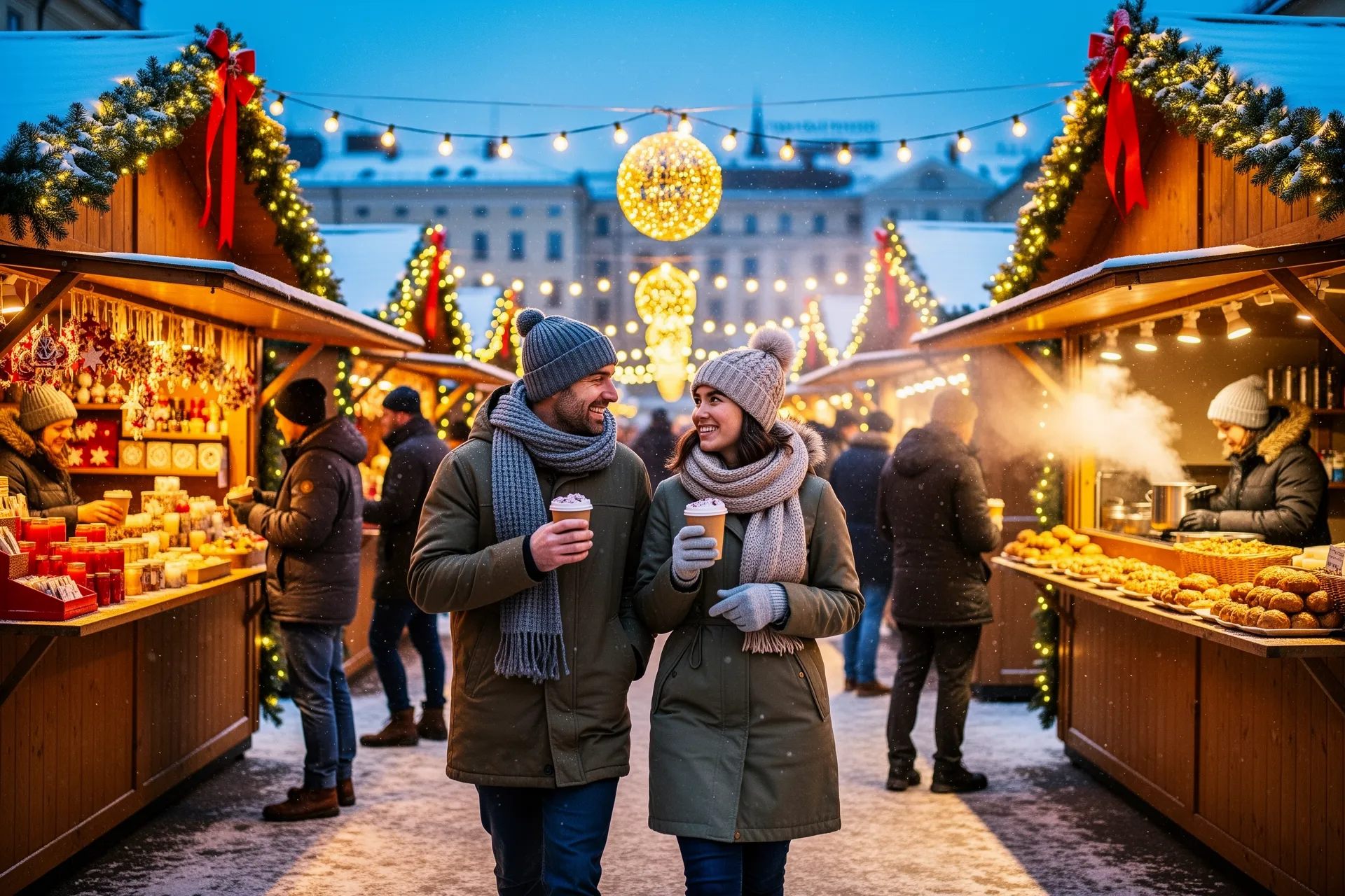 Visit a winter market