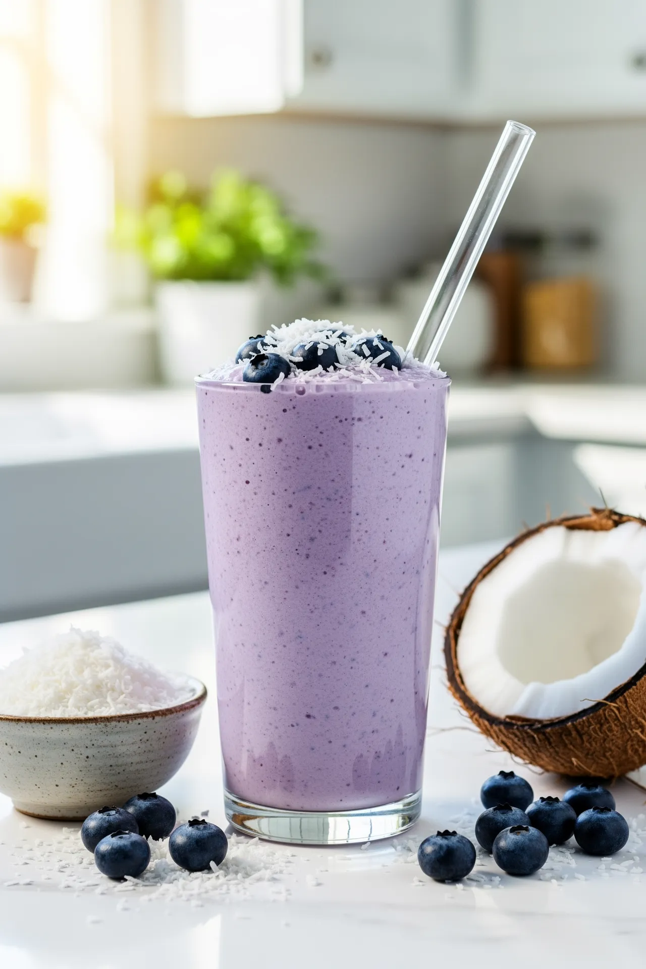 Blueberry Coconut Smoothie