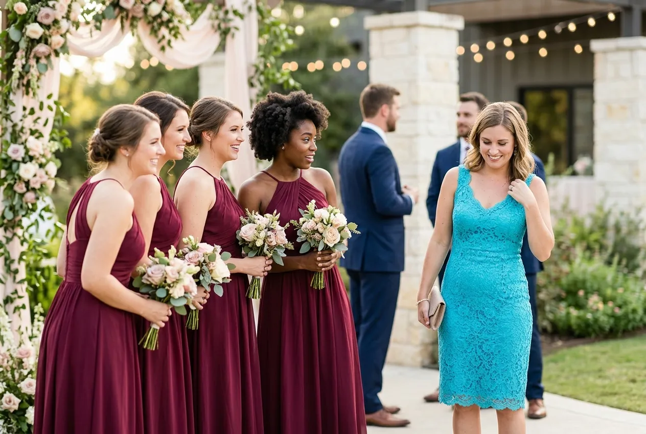 Not Coordinating with the Wedding Party