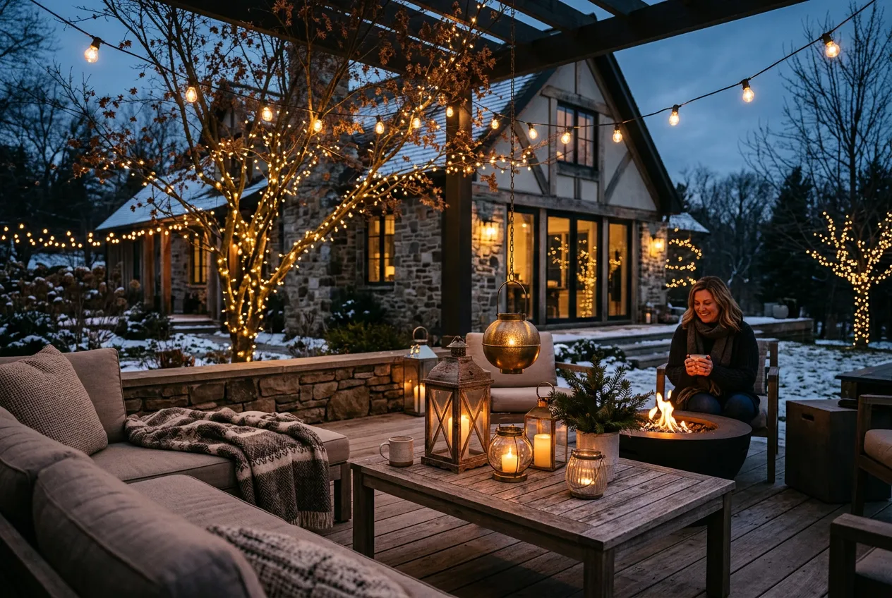 Play with Twinkling Lights and Lanterns