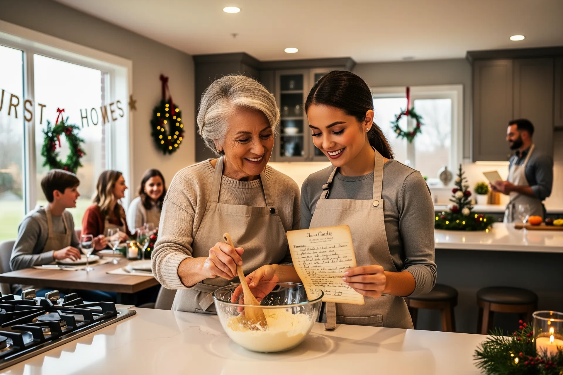She Includes You in Family Traditions